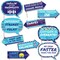 Big Dot of Happiness Funny Making Waves - Swim Team - Swimming Party or Birthday Party Photo Booth Props Kit - 10 Piece